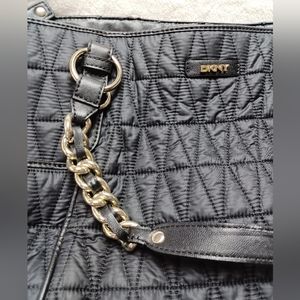 DKNY quilted black bag large